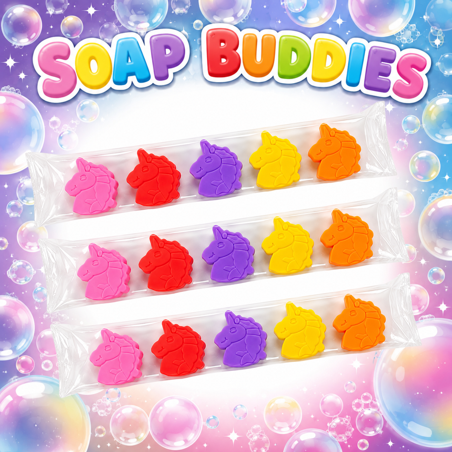 Soap buddies - unicorns