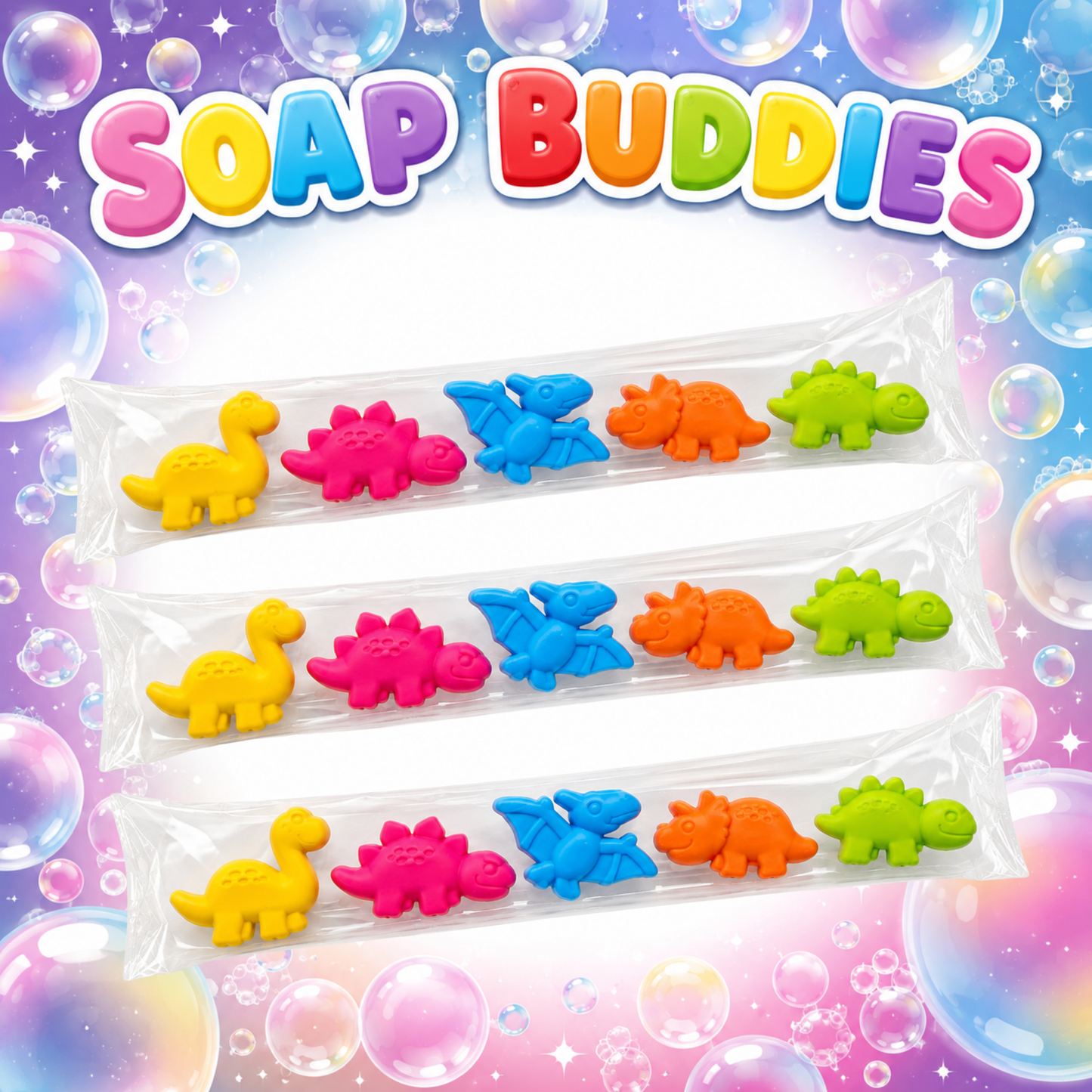 Soap buddies - dinosaurs