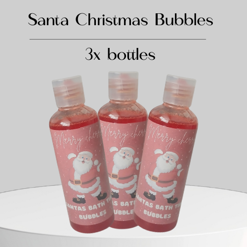 Santas Bathtime Bubbles ( 3x bottles )