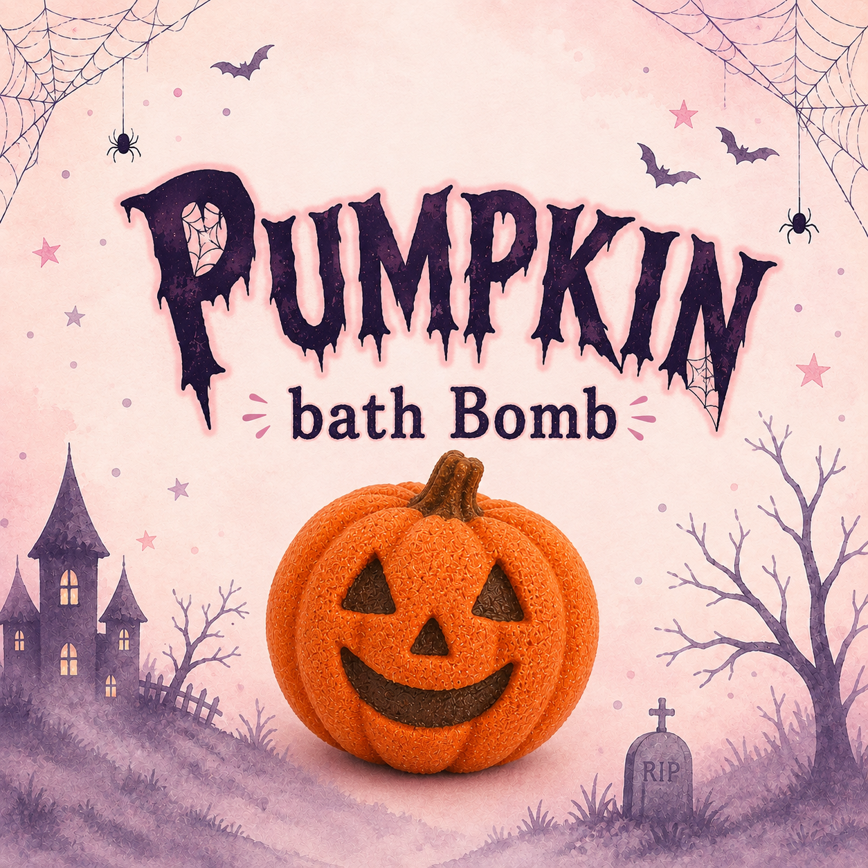 pumpkin Bath bomb