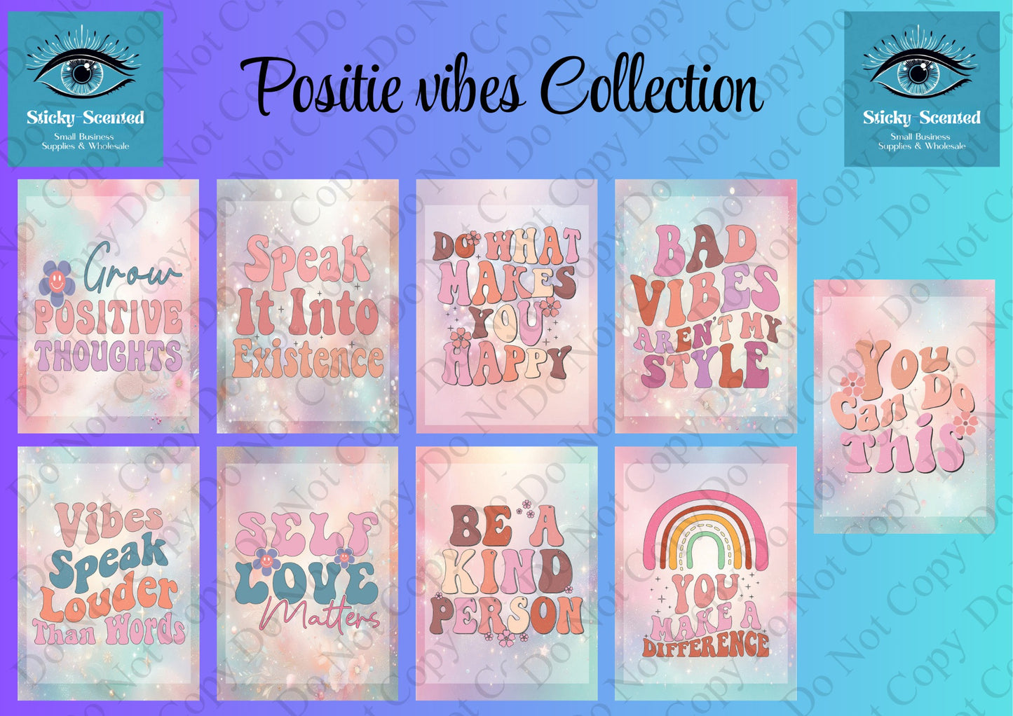 Positive vibes Car Air Fresheners
