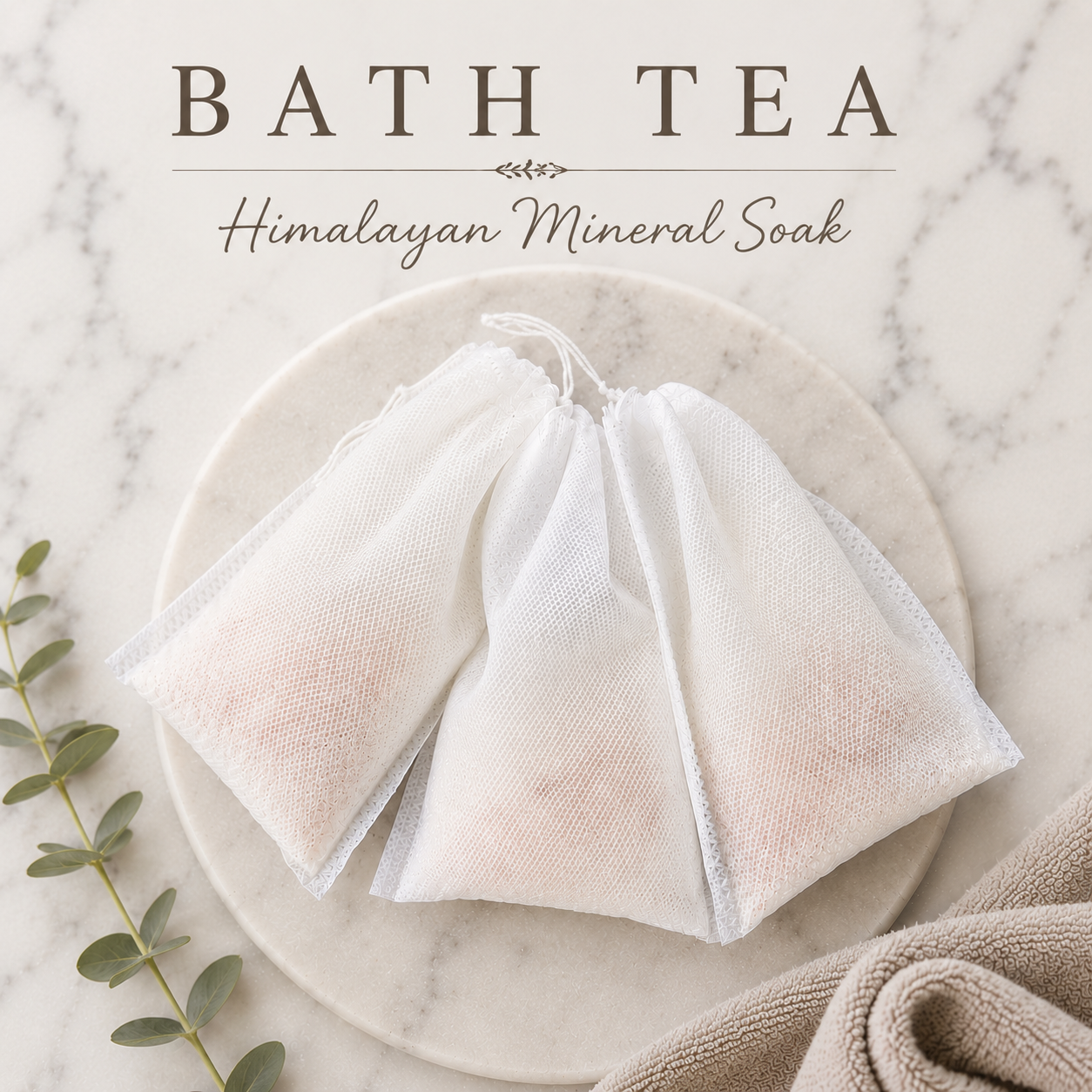 Himalayan mineral bath soak