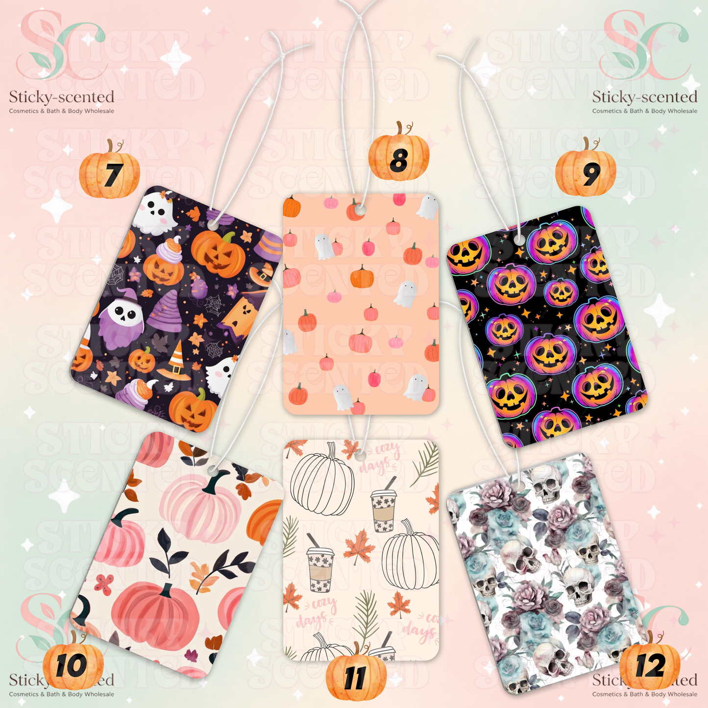 Autumn/halloween Car air fresheners