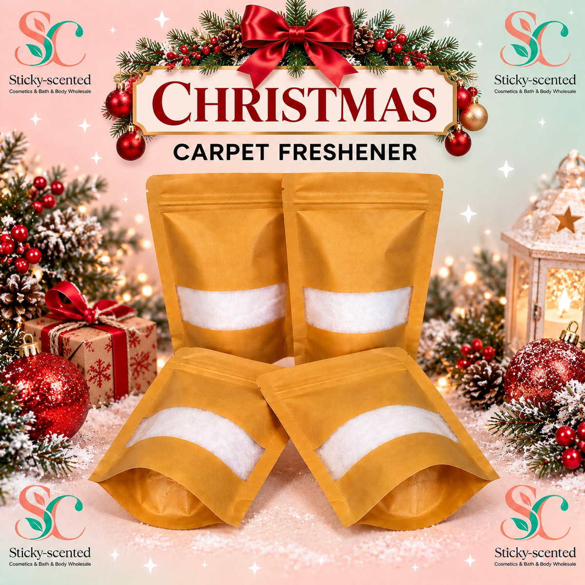 Christmas carpet freshener