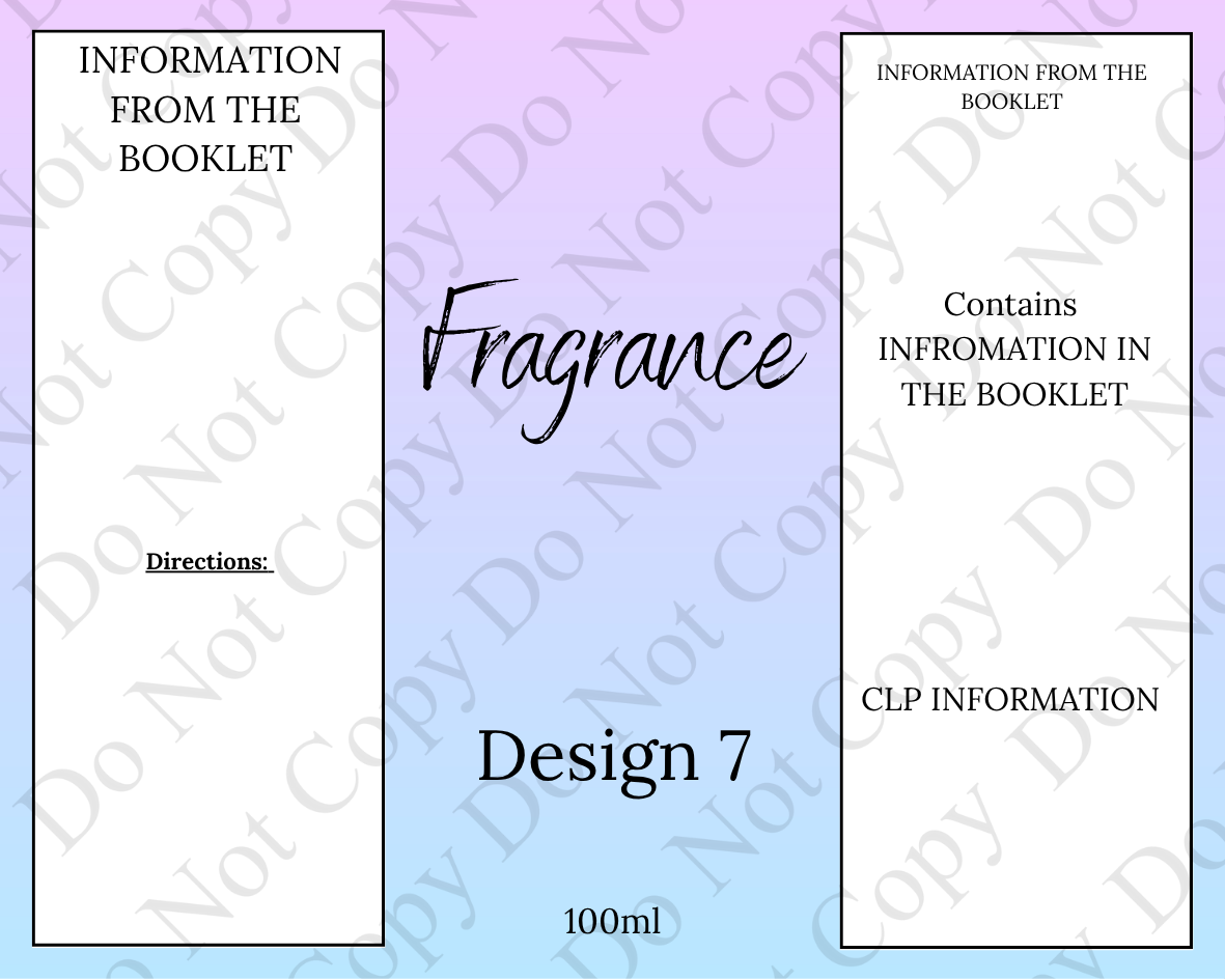 Cleaning Range - Labels