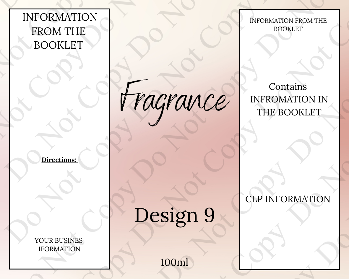 Cleaning Range - Labels