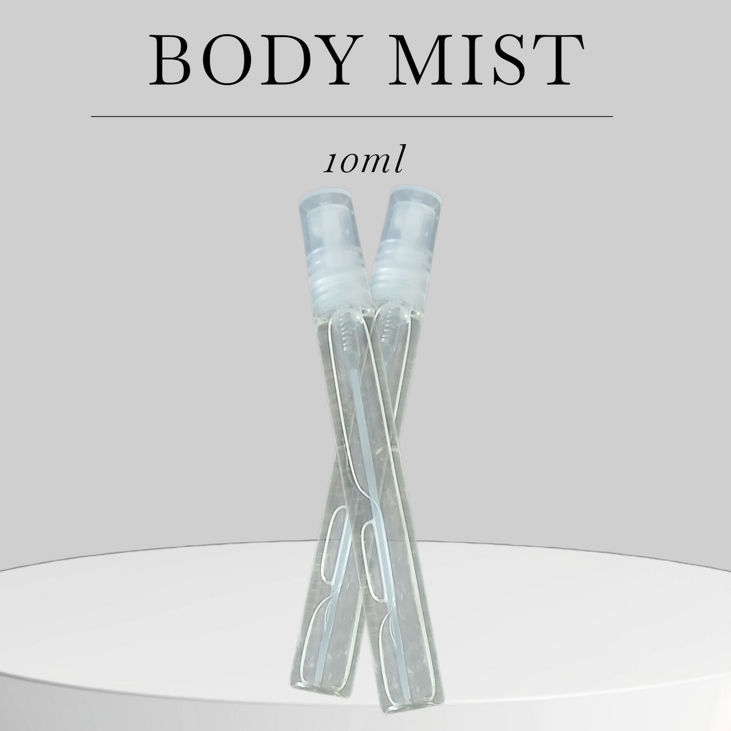 5x 10ml body mist