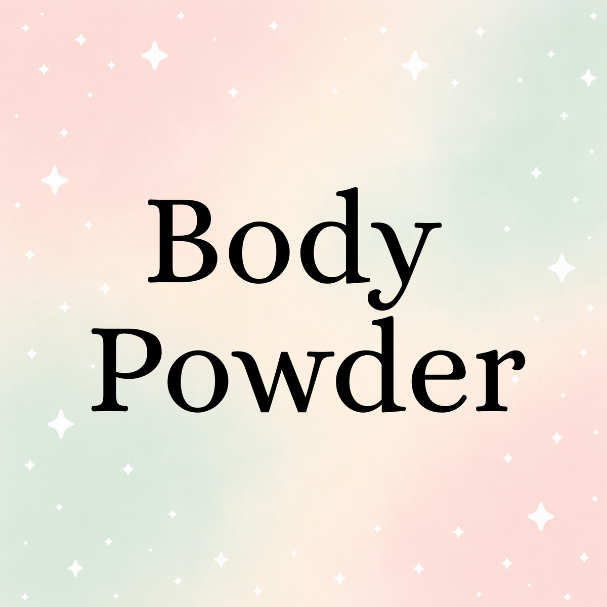 Body powder