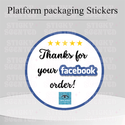 thank you for your order social media stickers