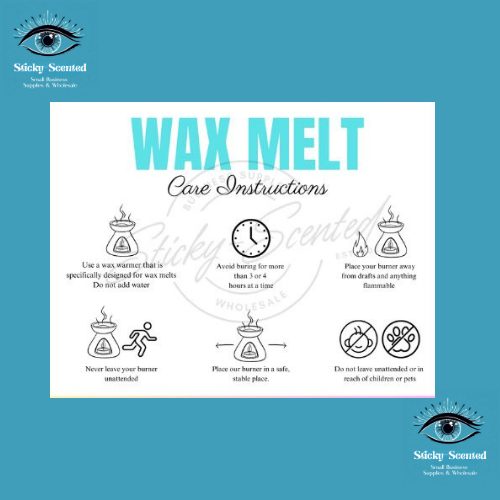 Wax Melt Care cards