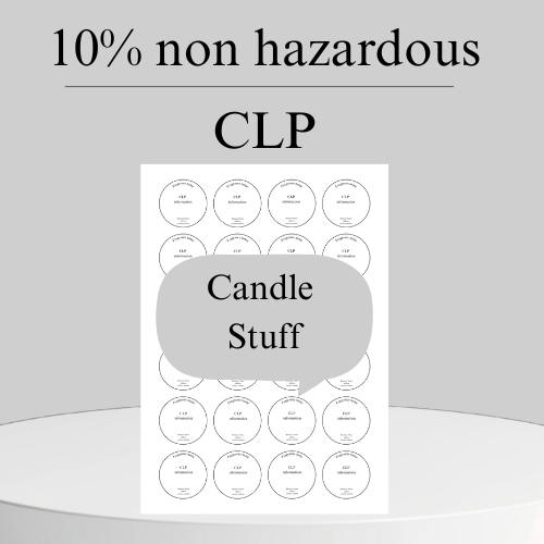 10% non hazardous CLP - Candle stuff
