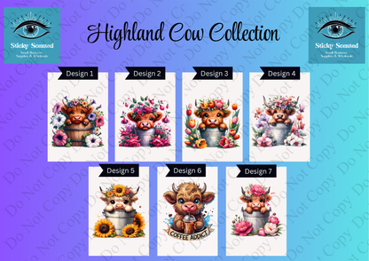 Highland cow Car Air Fresheners