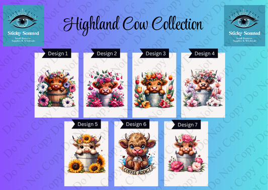 Highland cow Car Air Fresheners