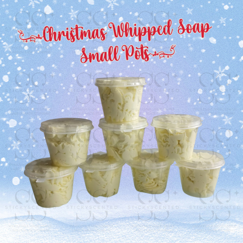 Christmas mini Soap Pots