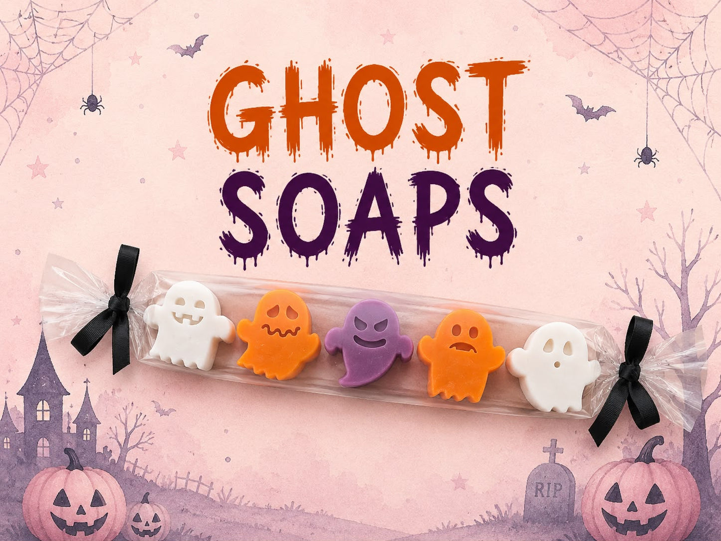 halloween ghost soap