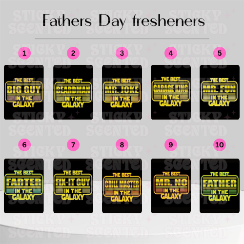 fathers day fresheners collection
