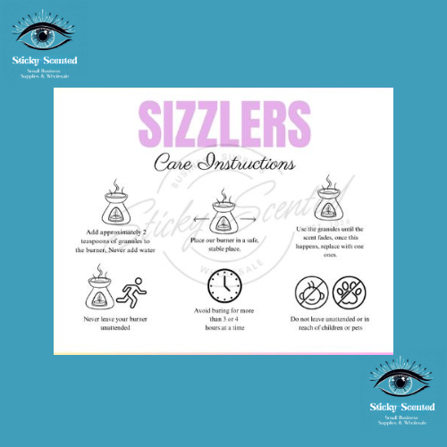 Sizzlers Care cards