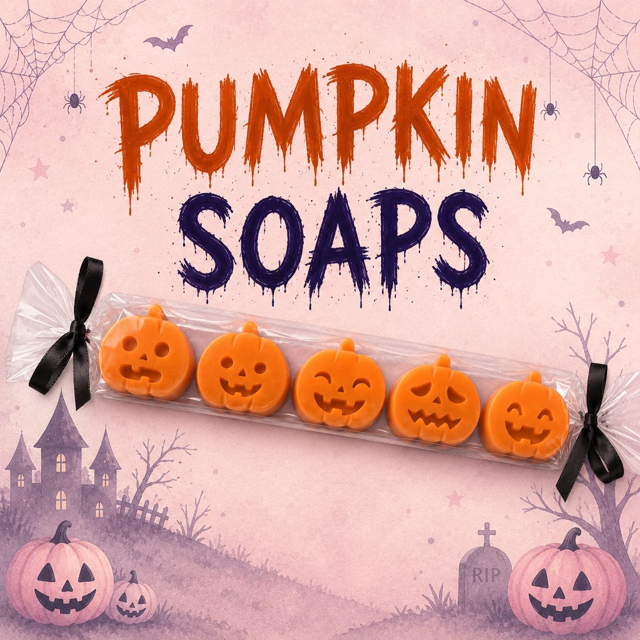 halloween pumpkin soap