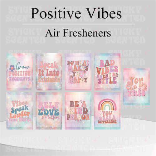 Positive vibes Car Air Fresheners