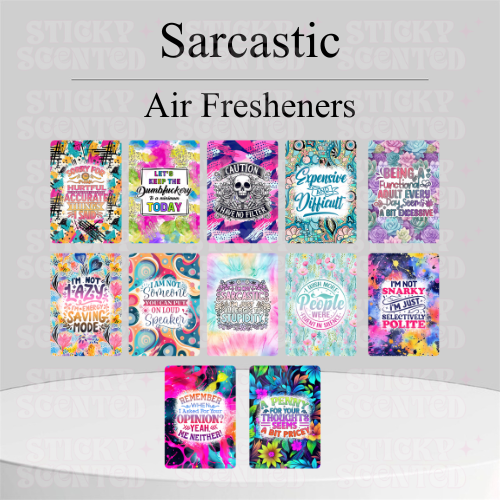 Sarcastic Quotes Air Fresheners