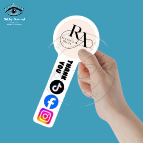 Social media logo label