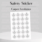 Carpet Freshener Stickers