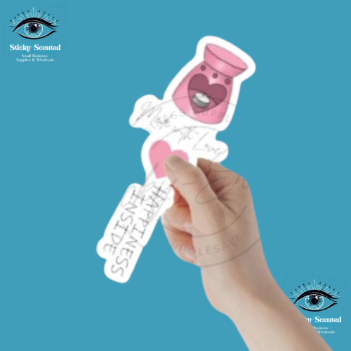 Made with love sticker