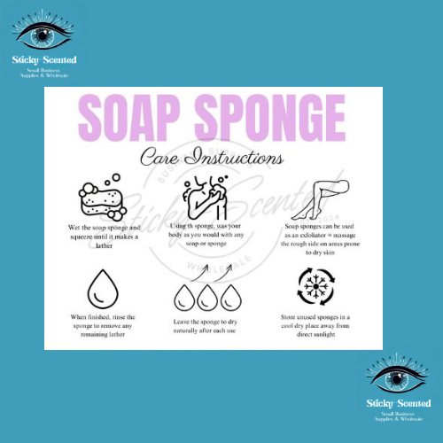 Soap Sponge Care cards