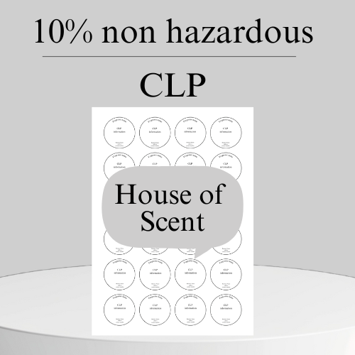 10% non hazardous CLP - House of scent