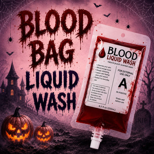 halloween blood bag liquid soap
