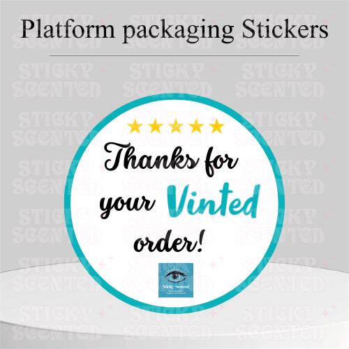 thank you for your order social media stickers