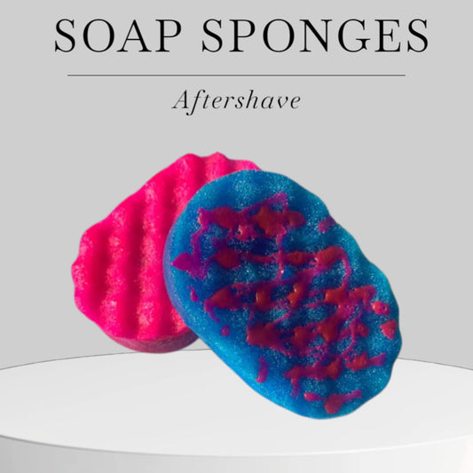 Soap sponge - aftershave inspired