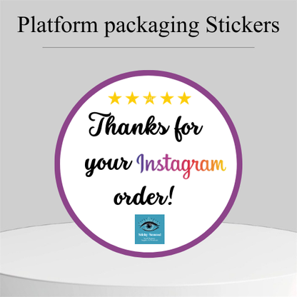 thank you for your order social media stickers