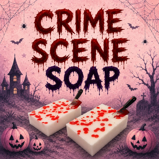 halloween crime scene soap