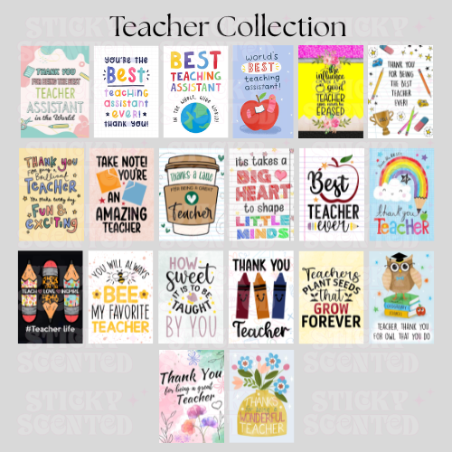 Teacher collection car air fresheners