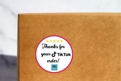 thank you for your order social media stickers