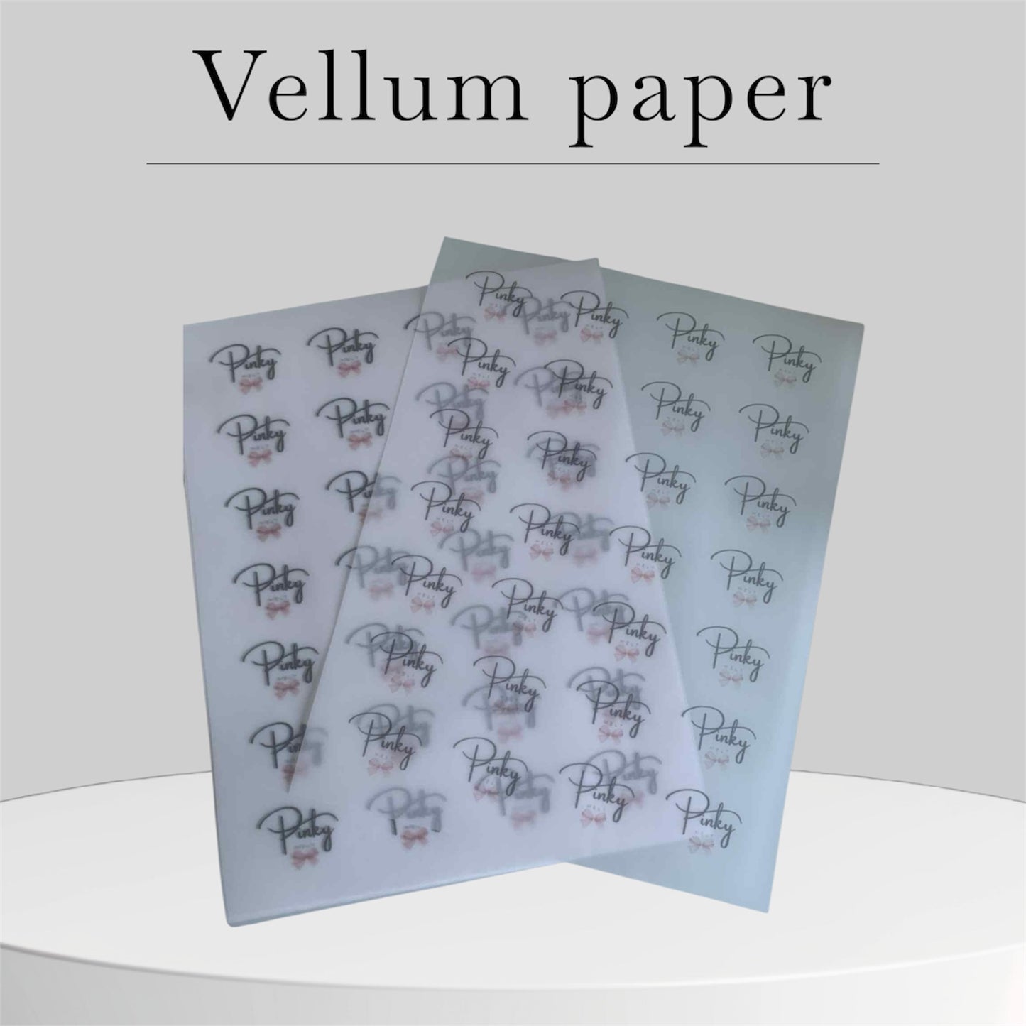 Vellum sheets x100