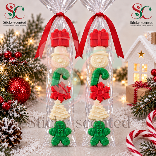 Christmas mini soaps