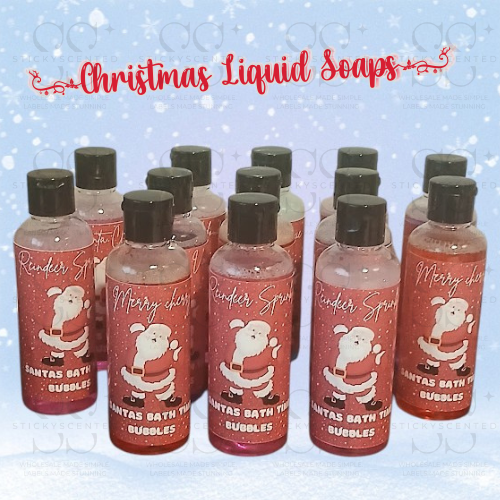 Santas Bathtime Bubbles ( 3x bottles )