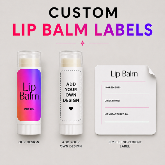 lip balm ingredient label