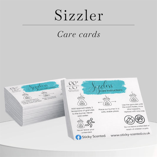Sizzlers Care cards