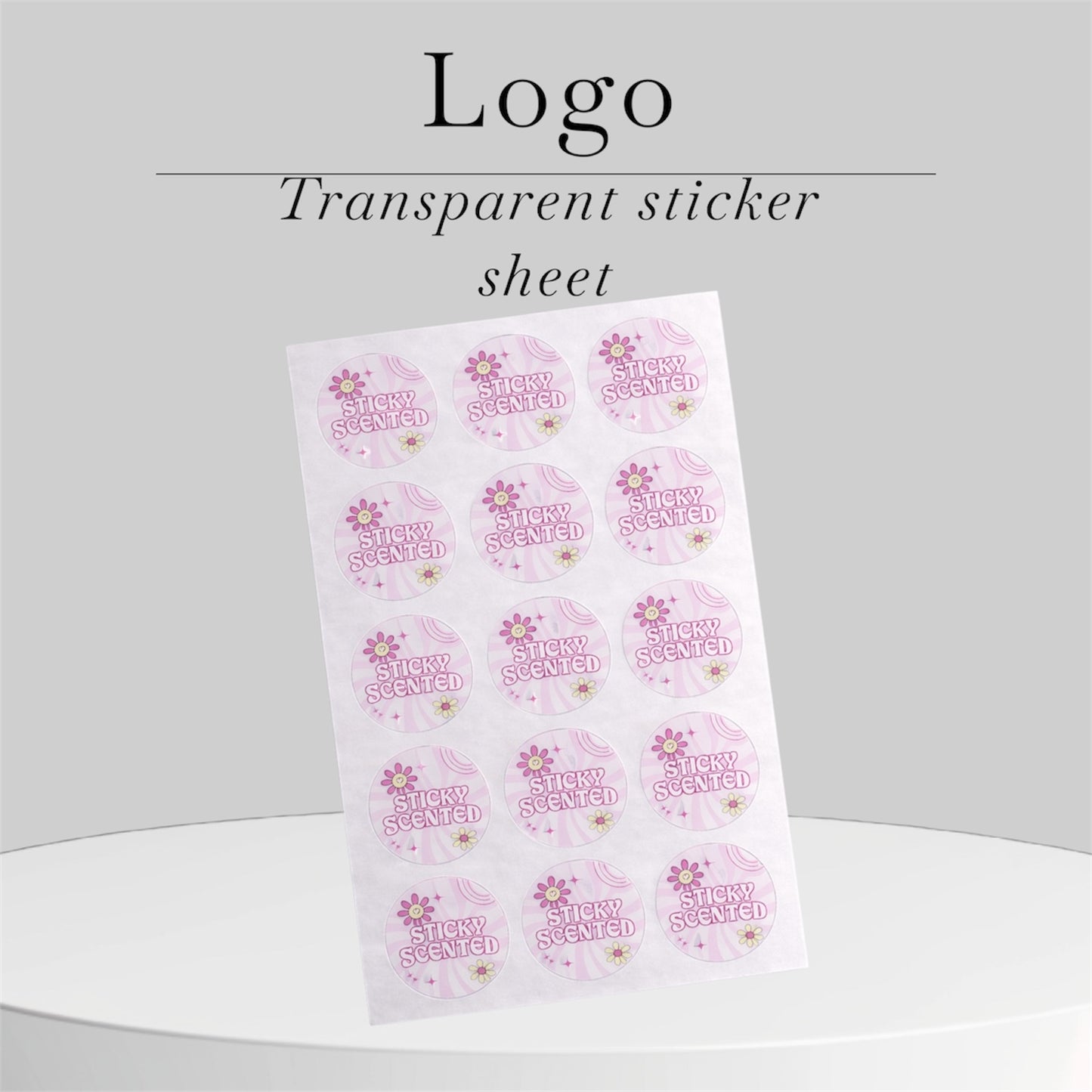 Transparent stickers