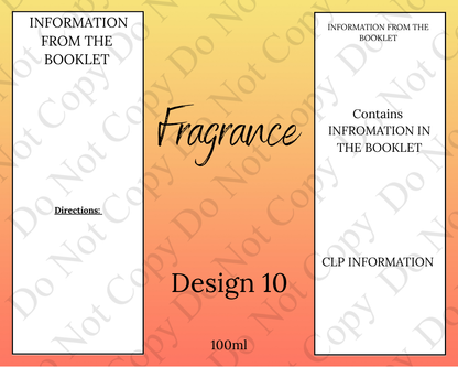 Cleaning Range - Labels