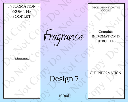 Cleaning Range - Labels