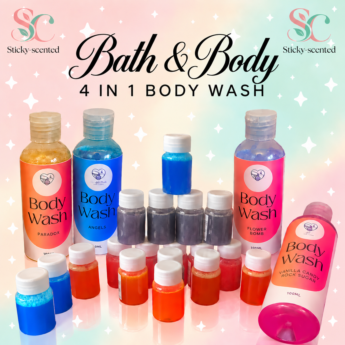 4 in 1 liquid soap ( Bath & Body )