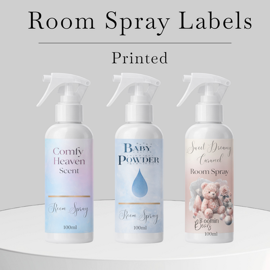 Room Spray Labels