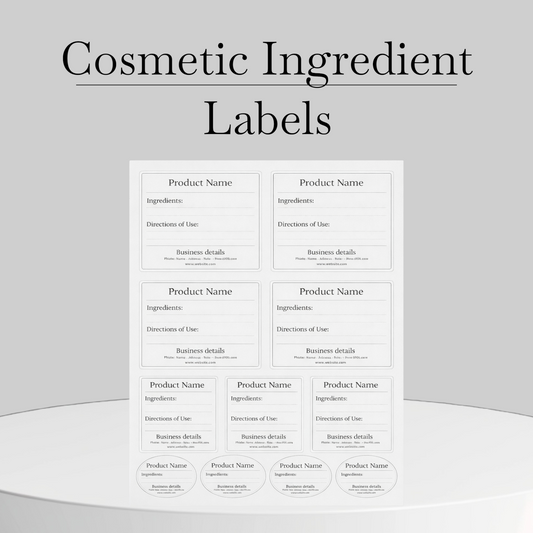 Cosmetic label Printing