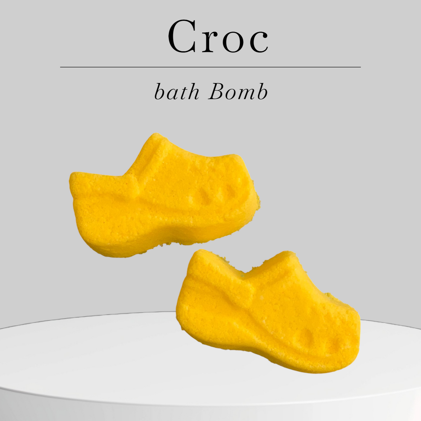 Croc bath bomb