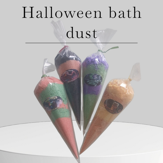 bath dust Halloween cones
