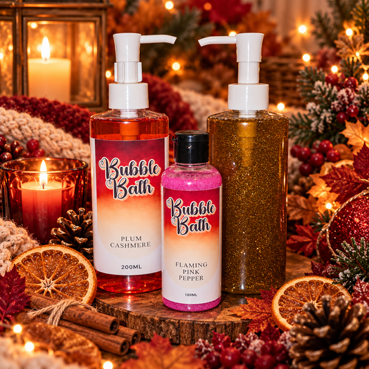 Autumn to winter bubble bath